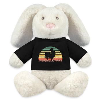 Chicken Chicken - MiniFeet® RecycelHase® Bunny Cream - black - Front