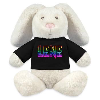 lene rs rainbow - MiniFeet® RecycelHase® Bunny Cream - black - Front