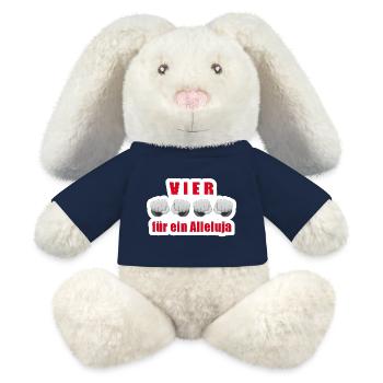 Vier Fäuste für ein Alleluja - MiniFeet® RecycelHase® Creme - French Navy - Vorne