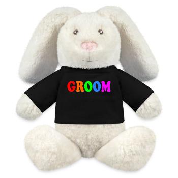 Groom - MiniFeet® RecycelHase® Creme - Schwarz - Vorne