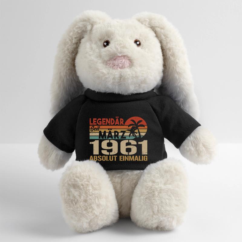 Legendary since March 1961 - absolutely unique MiniFeet® RecycelHase® Bunny Cream
