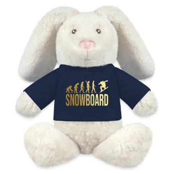 Evolution Snowboard - MiniFeet® RecycelHase® Creme - French Navy - Vorne