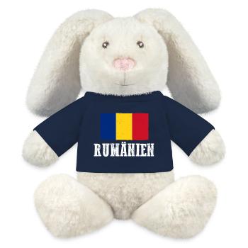 Romanians Romania - MiniFeet® RecycelHase® Bunny Cream - french navy - Front