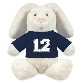 12 - MiniFeet® RecycelHase® Creme - French Navy - Vorne