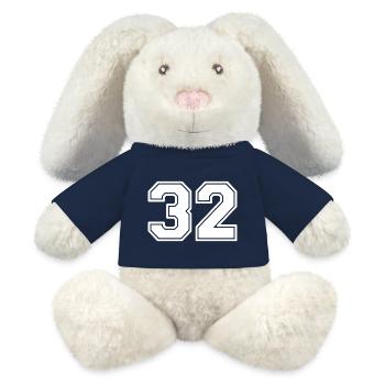 Number 32 - MiniFeet® RecycelHase® Bunny Cream - french navy - Front