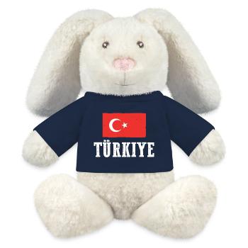 Türken Türkei - MiniFeet® RecycelHase® Creme - French Navy - Vorne