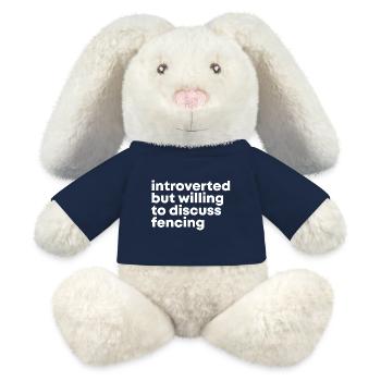 Fechten - MiniFeet® RecycelHase® Creme - French Navy - Vorne