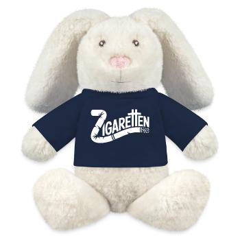 Zigaretten - Deutsche Memes - MiniFeet® RecycelHase® Creme - French Navy - Vorne