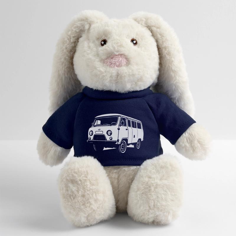 Bread box on wheels MiniFeet® RecycelHase® Bunny Cream