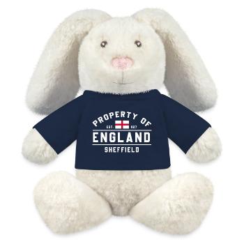 England Immobilien Sheffield Logo - MiniFeet® RecycelHase® Creme - French Navy - Vorne
