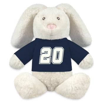 20 Number - MiniFeet® RecycelHase® Bunny Cream - french navy - Front