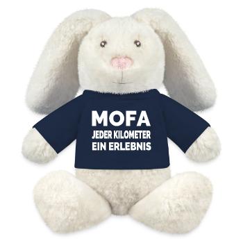 Mofa - MiniFeet® RecycelHase® Creme - French Navy - Vorne