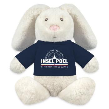 Insel Poel - MiniFeet® RecycelHase® Creme - French Navy - Vorne
