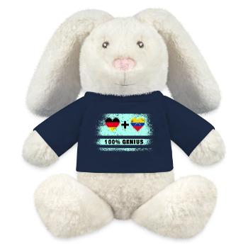 Germany and Venezuela Genial / Gift - MiniFeet® RecycelHase® Bunny Cream - french navy - Front