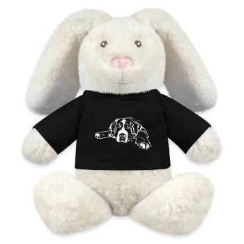 Berner Sennenhund - MiniFeet® RecycelHase® Creme - Schwarz - Vorne