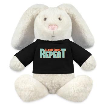 Clean Shine Repeat Detailer Car Lover Tuner - MiniFeet® RecycelHase® Bunny Cream - black - Front