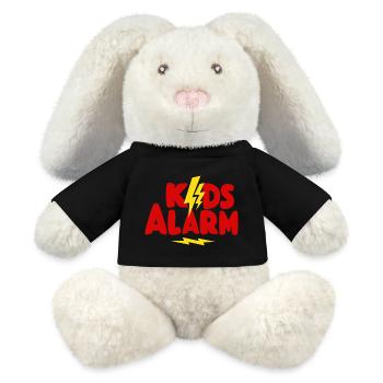 Kids Alarm - MiniFeet® RecycelHase® Bunny Cream - black - Front