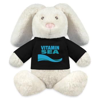 VITAMIN SEA - MiniFeet® RecycelHase® Bunny Cream - black - Front