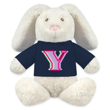 Multicoloured letter y - MiniFeet® RecycelHase® Bunny Cream - french navy - Front