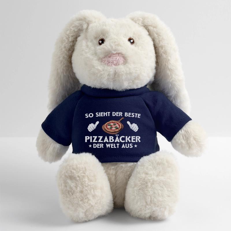 Pizza Bester Pizzabäcker Geschenkidee MiniFeet® RecycelHase® Creme