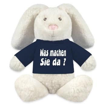 Work - MiniFeet® RecycelHase® Bunny Cream - french navy - Front