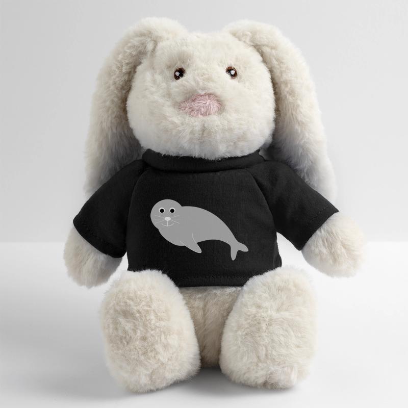 Sceaux, phoques, phoques, phoques animaux Lapin en peluche recyclé MiniFeet® Crème