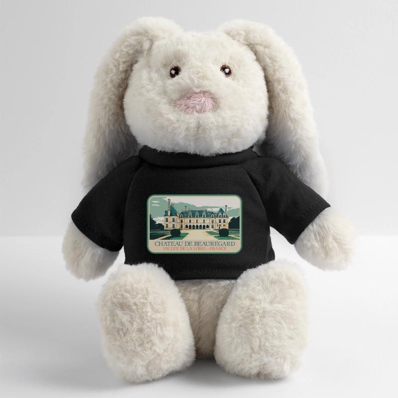 Château de Beauregard dans la Vallée de la Loire Lapin en peluche recyclé MiniFeet® Crème