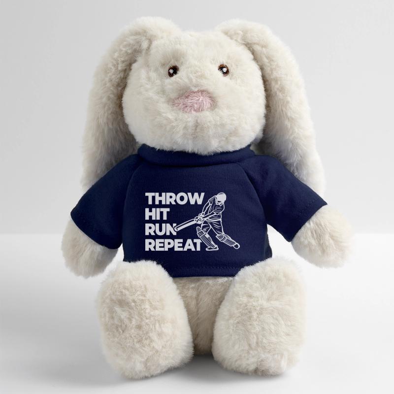 Lancer, frapper, répéter des courses Lapin en peluche recyclé MiniFeet® Crème