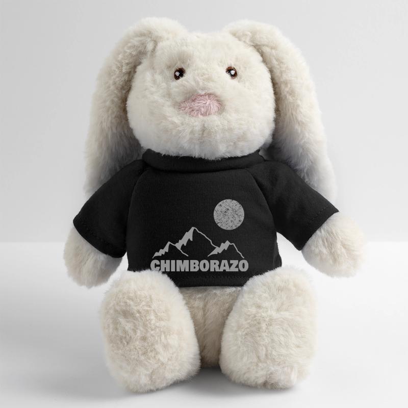 Chimborazo comme grimpant Lapin en peluche recyclé MiniFeet® Crème