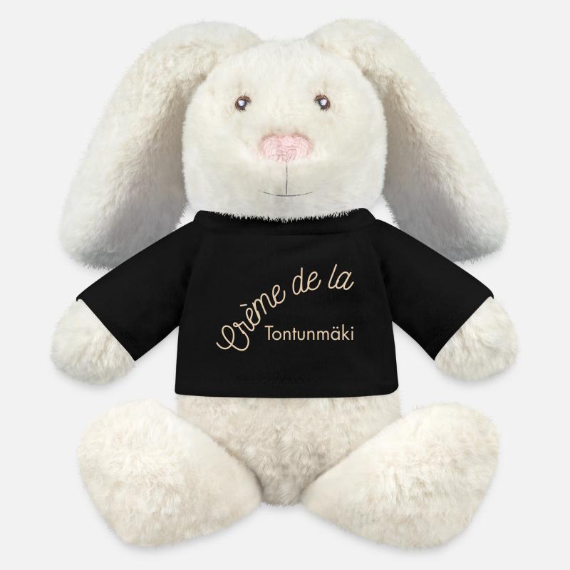Crème de la Tontunmäki - MiniFeet® RecycelHase® Bunny Cream - black
