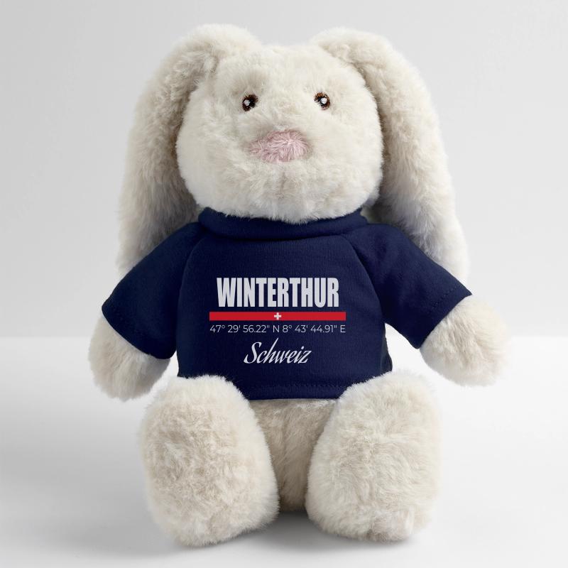 Winterthur Lapin en peluche recyclé MiniFeet® Crème