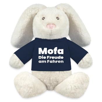 Mofa - MiniFeet® RecycelHase® Creme - French Navy - Vorne