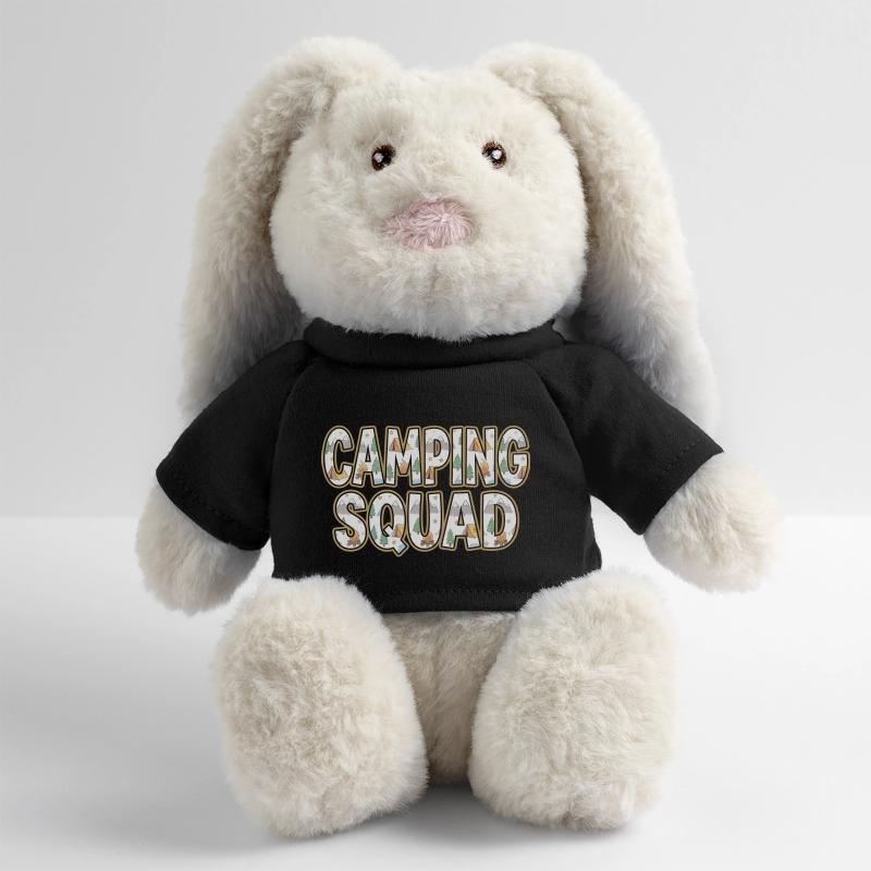 Camping Squad Zeltabend MiniFeet® RecycelHase® Creme