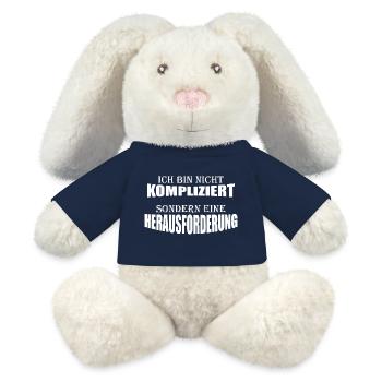 I'm not complicated - MiniFeet® RecycelHase® Bunny Cream - french navy - Front