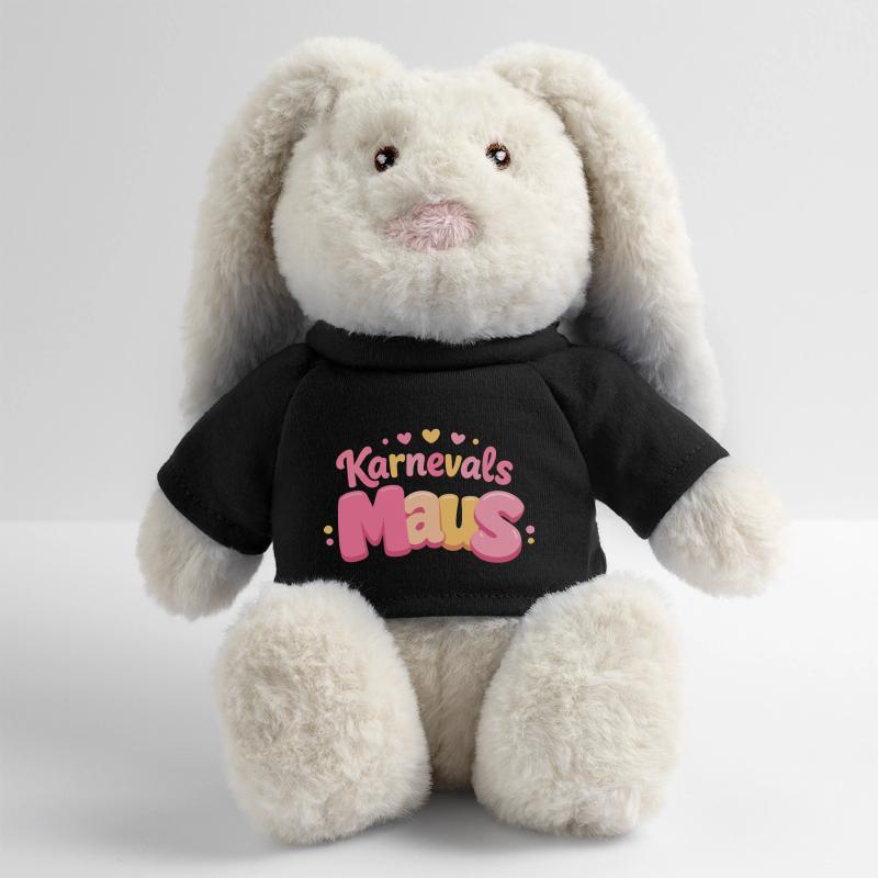 Karnevalsmaus Kölsche Mädsche – Karneval Köln MiniFeet® RecycelHase® Creme