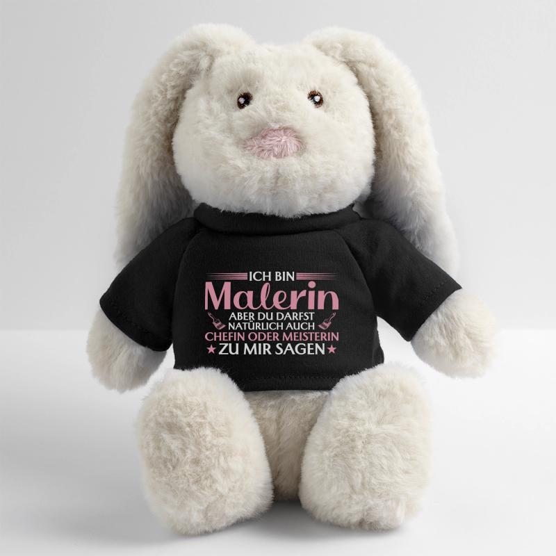 Handwerkerin Chefin oder Meisterin - Malerin MiniFeet® RecycelHase® Creme