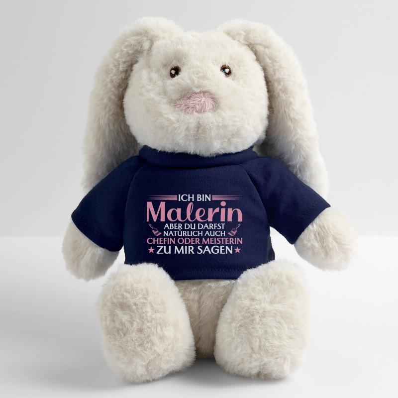 Handwerkerin Chefin oder Meisterin - Malerin MiniFeet® RecycelHase® Creme