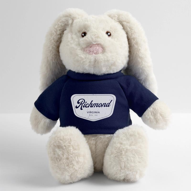 Richmond Virginia Script Emblem MiniFeet® RecycelHase® Creme
