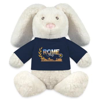 Stadt Rom - MiniFeet® RecycelHase® Creme - French Navy - Vorne