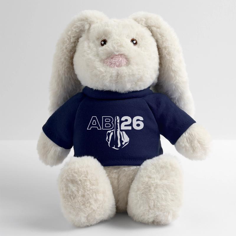 ABI 2026 Middle Finger Abitur - Gift MiniFeet® RecycelHase® Bunny Cream