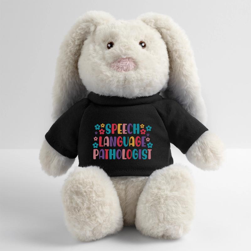 Speech Language Pathologist SLP MiniFeet® RecycelHase® Bunny Cream