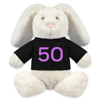 50 - MiniFeet® RecycelHase® Bunny Cream - black - Front