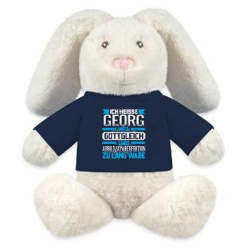 GEORG - Gottgleich - MiniFeet® RecycelHase® Creme - French Navy - Vorne