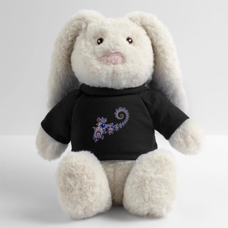 Fractale Lapin en peluche recyclé MiniFeet® Crème