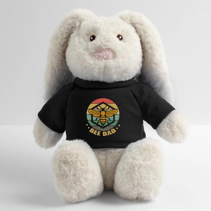 Bee Dad beekeeper beekeeping honey bees MiniFeet® RecycelHase® Bunny Cream