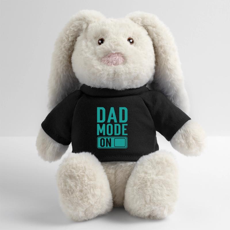 Papa werdender Vater Geschenk Spruch MiniFeet® RecycelHase® Creme