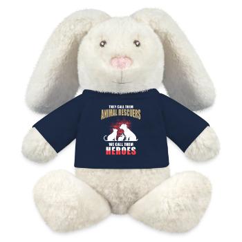 Tierretter - MiniFeet® RecycelHase® Creme - French Navy - Vorne