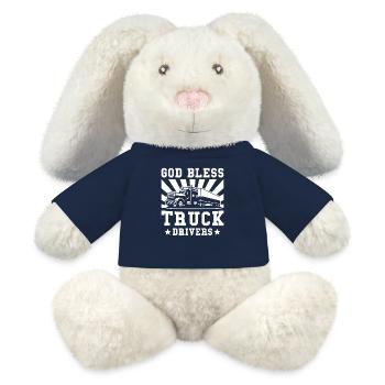 Truck Driver Gift - MiniFeet® RecycelHase® Bunny Cream - french navy - Front