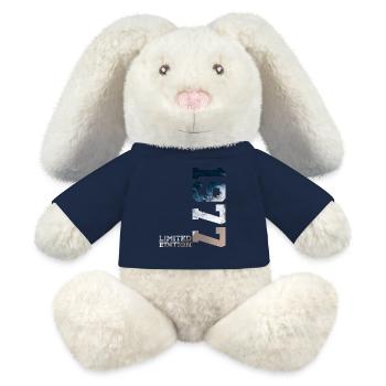 49TH BIRTHDAY LIMITED EDITION 1977 - MiniFeet® RecycelHase® Bunny Cream - french navy - Front