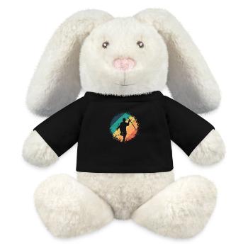 Krabi Krabong Kampfsportart Sport Thailand - MiniFeet® RecycelHase® Creme - Schwarz - Vorne